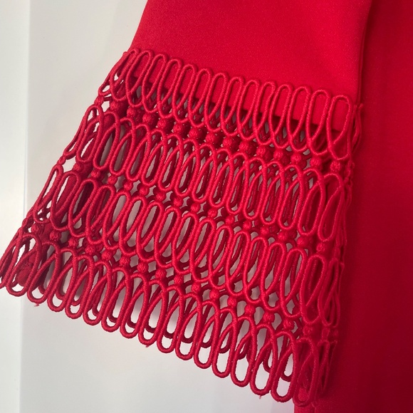 Ann Taylor  Factory Red Top - Picture 2 of 4